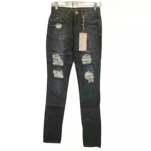 Spoon Jeans Distressed Medium Wash Five-Pocket Style Tall Jeans NWT